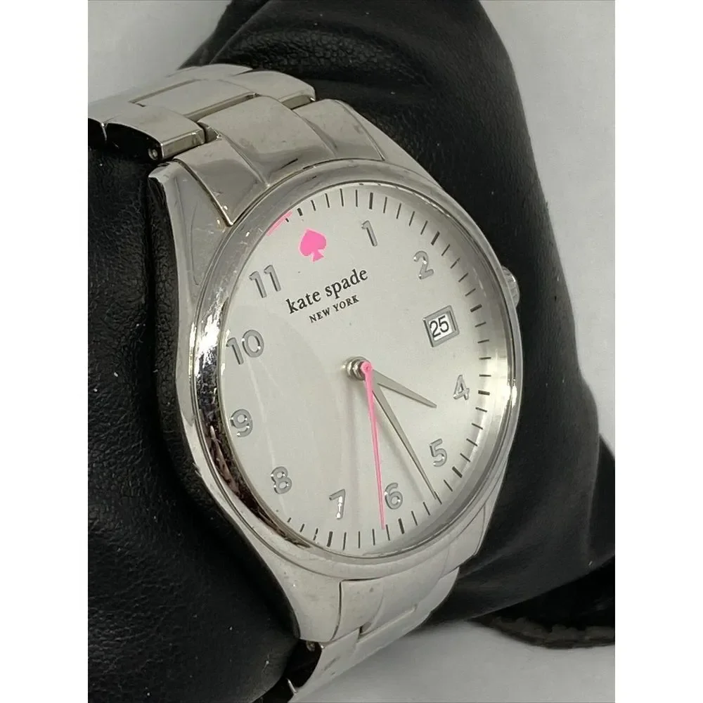 Kate Spade New York 0029 Women's Stainless Steel Silver Analog Dial Watch XX589